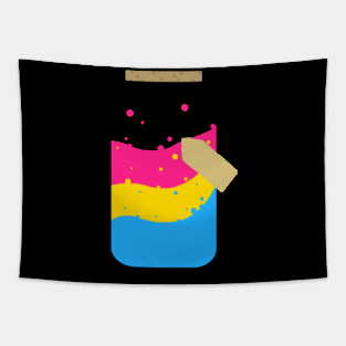 Pansexual Pride jar Tapestry