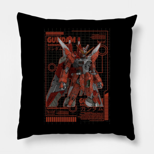 ZGMF-X09A Justice Gundam Pillow by gblackid