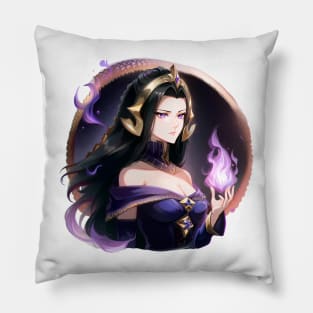 Realistic Anime Liliana of the Veil - Dominaria Planeswalker Pillow