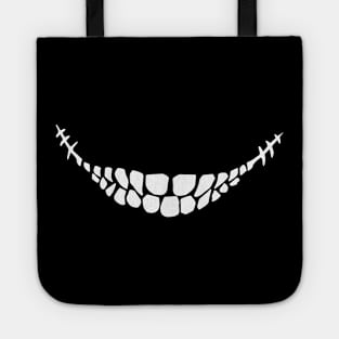 Little Monster Mouth Teeth funny face mask Tote