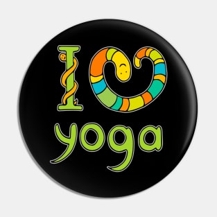 i love yoga Pin