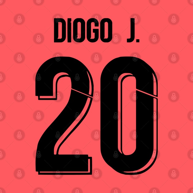 Diogo Jota Away Jersey by Alimator