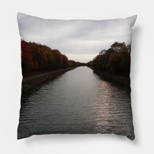 Autumn along the Erie Canal Pillow