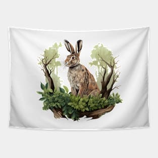 Wild Rabbit Tapestry