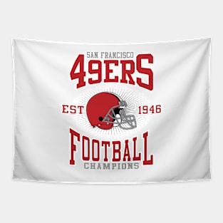 San Francisco 49ers Football Champions Tapestry