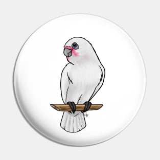 Bird - Bare-Eyed Cockatoo - Crest Down Pin