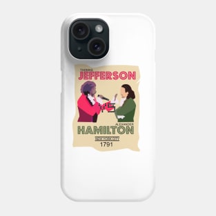 Jefferson VS Hamilton. Epic Rap Battles Phone Case