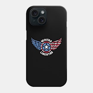 Patriotic Stars and Wings Design - USA - American Flag Phone Case