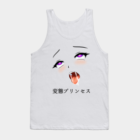 Anime Girl Face Tank Tops Teepublic