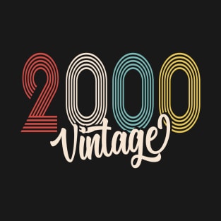 vintage 2000 made in 2000 20th birthday T-Shirt