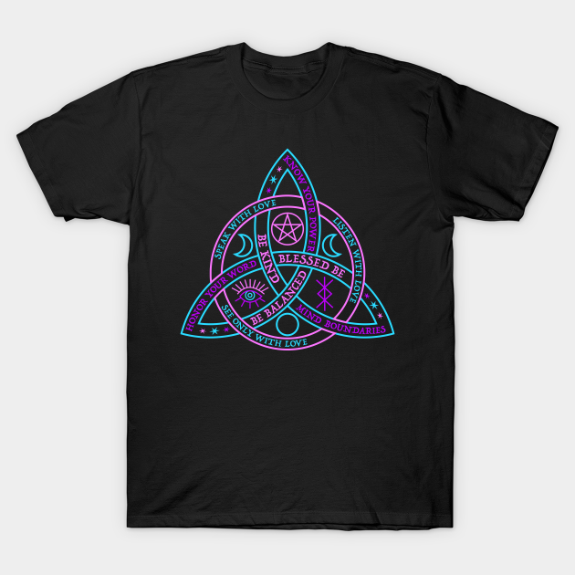 Celtic Knot purple pink and blue - Witch - T-Shirt | TeePublic