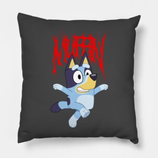 Muffin Bluey Metal Pillow