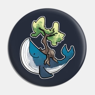 Tree whale Pin