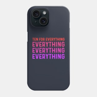 Funny Saying Ten For Everything - Violent femmes kiss off Phone Case