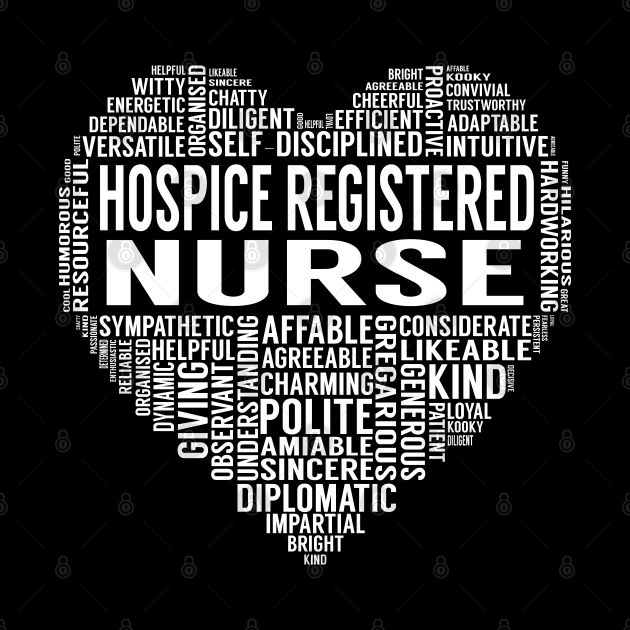 Hospice Registered Nurse Heart by LotusTee