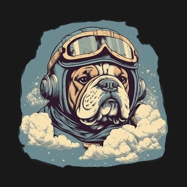 Aviator dog by GreenMary Design