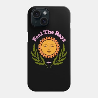 Feel The Rays Sunshine Sun Boho Retro Phone Case