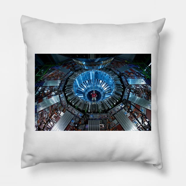 CMS detector, CERN (C025/3308) Pillow by SciencePhoto