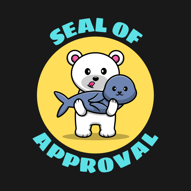 Seal Of Approval | Cute Seal Pun by Allthingspunny