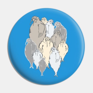 Walrus Pod Pin