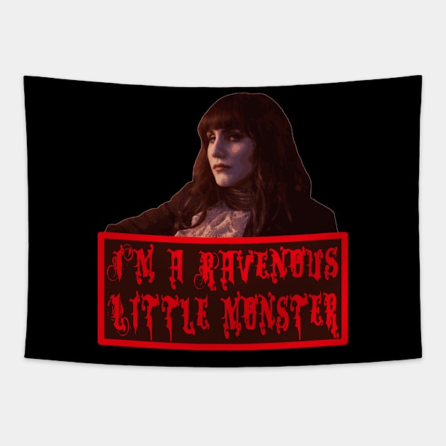 Ravenous Little Monster 2 Tapestry by dflynndesigns