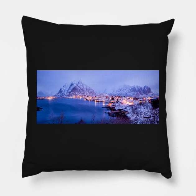 Reine in Royal Blue Pillow by krepsher