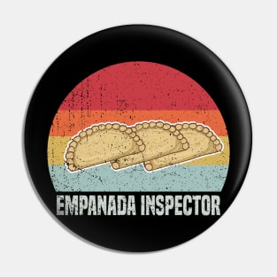 Retro Empanada Inspector Pin