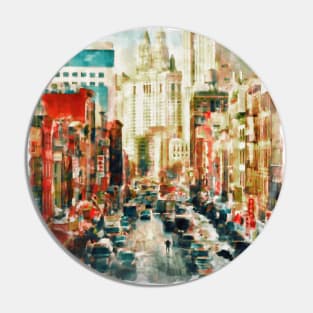 Winter in Chinatown - New York Pin