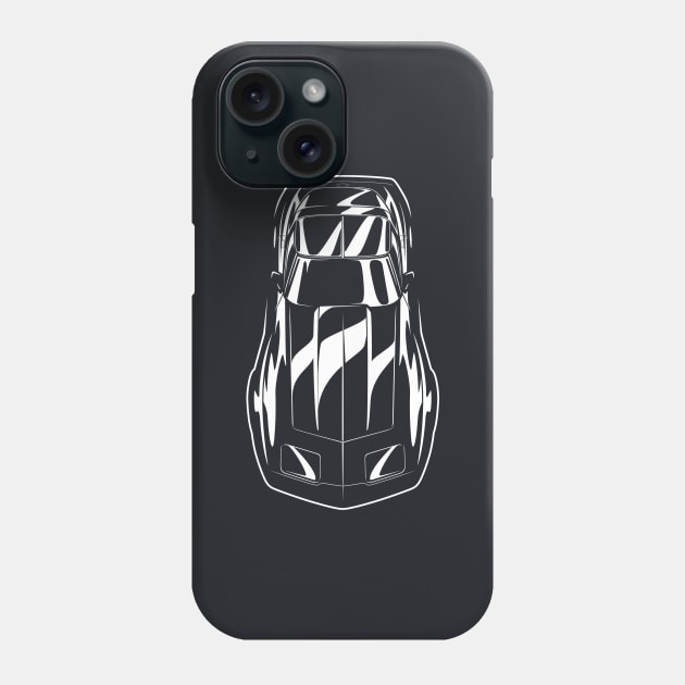 Chevy Corvette C3 Phone Case by KaroCars