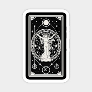 Themis Tarot Card Astrology Occult Mystical Magnet