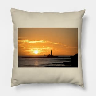 January sunrise at St Mary's Island Pillow