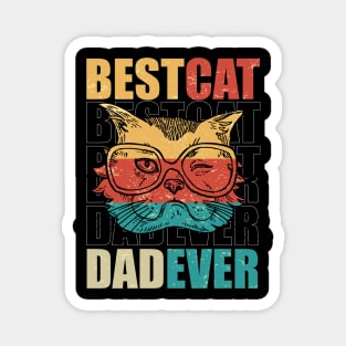 Best cat dad ever Magnet