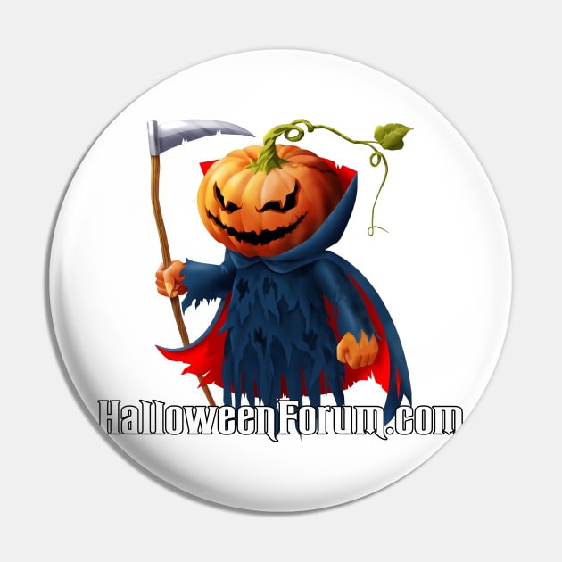Halloween Forum Reaper Pin by halloweenforum