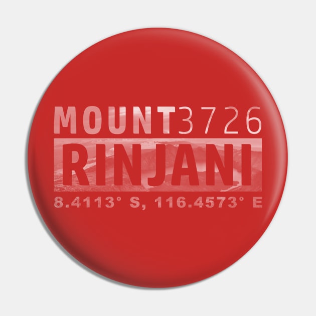 Mount Rinjani Pin by ICONZ80