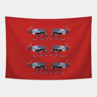 Santa Claus Reindeer Tapestry