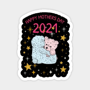 Happy Mother's Day 2021 Stars Magnet