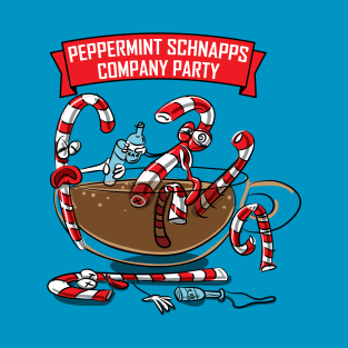 Peppermint Schnapps Company Party T-Shirt