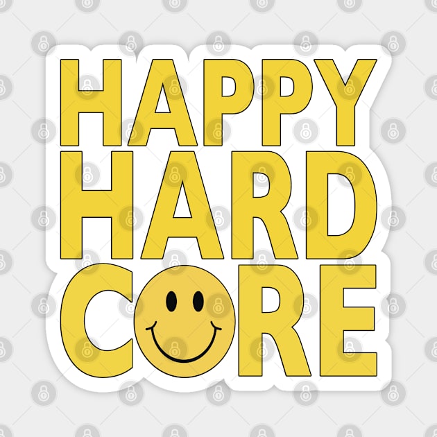 Happy Hardcore Acid House Ravers Magnet by RuftupDesigns