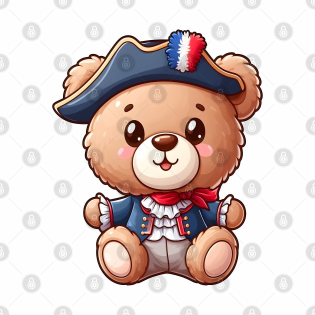 Cute French Bear Kawaii by Teddy Club