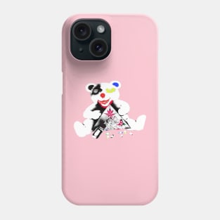 Trippy clown bear here to give you a scare Phone Case