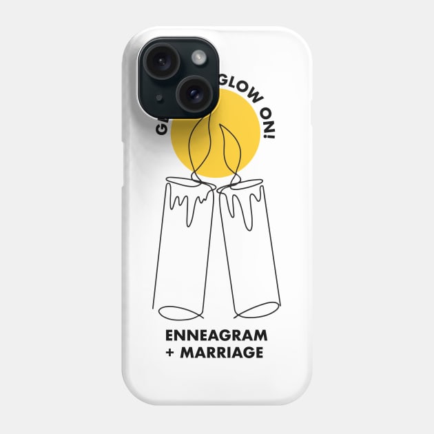 Yellow E + M Design Tee & Other Products Phone Case by Enneagram + Marriage