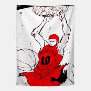 Hanamichi Sakuragi Slam Dunk Tapestry