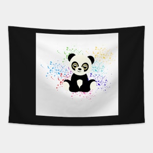 Puppy eyes Panda Bear Tapestry