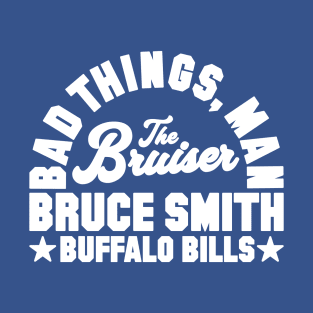 Bad Things Man Bruce Smith (White) T-Shirt