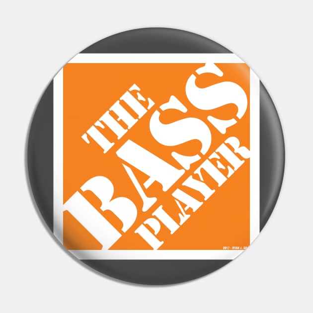 The Bass Player - Depot Style Pin by Music Bam International