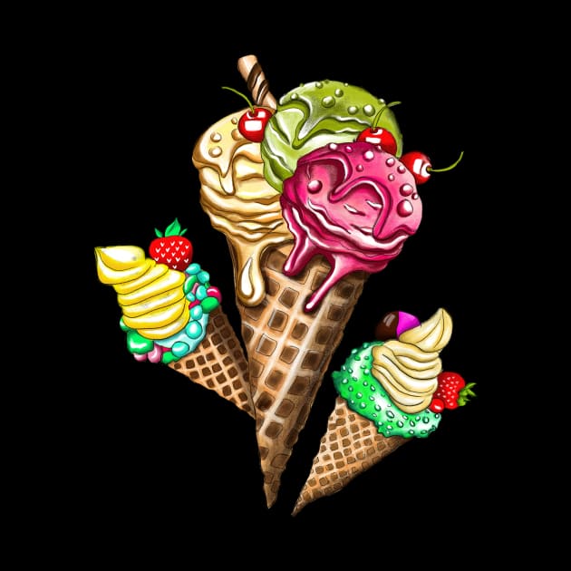 Icecream cone by Karima Bo