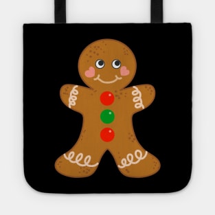 Holiday Gingerbread Man Christmas Cookie Baking Love Tote