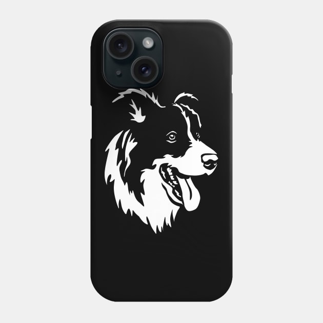 Border Collie Sheep Dog Dogs Phone Case by fromherotozero