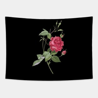 Blood-Red Bengal Rose Tapestry