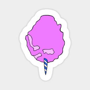 Pink cotton Candy Magnet